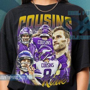 Kirk Cousins Shirt, Homage Retro Classic Graphic Tee, Bootleg Best Seller Unisex